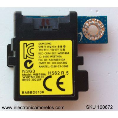 MODULO DE WIFI SAMSUNG BN96-30218F  / WIBT40A / MODELO UN40J5500AF / UN40J5500